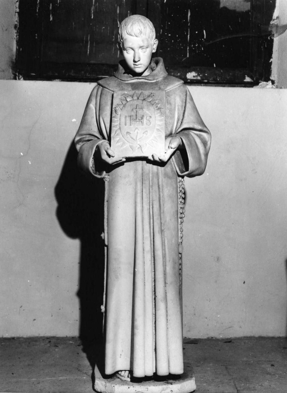 San Bernardino da Siena (statua) di Duprè Amalia (sec. XIX)