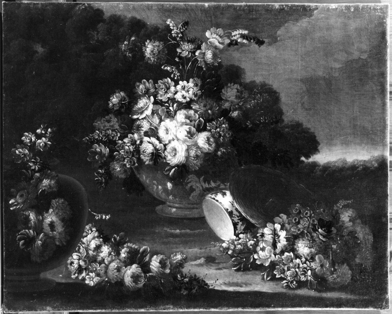 vaso con fiori (dipinto) - ambito italiano (sec. XVIII)