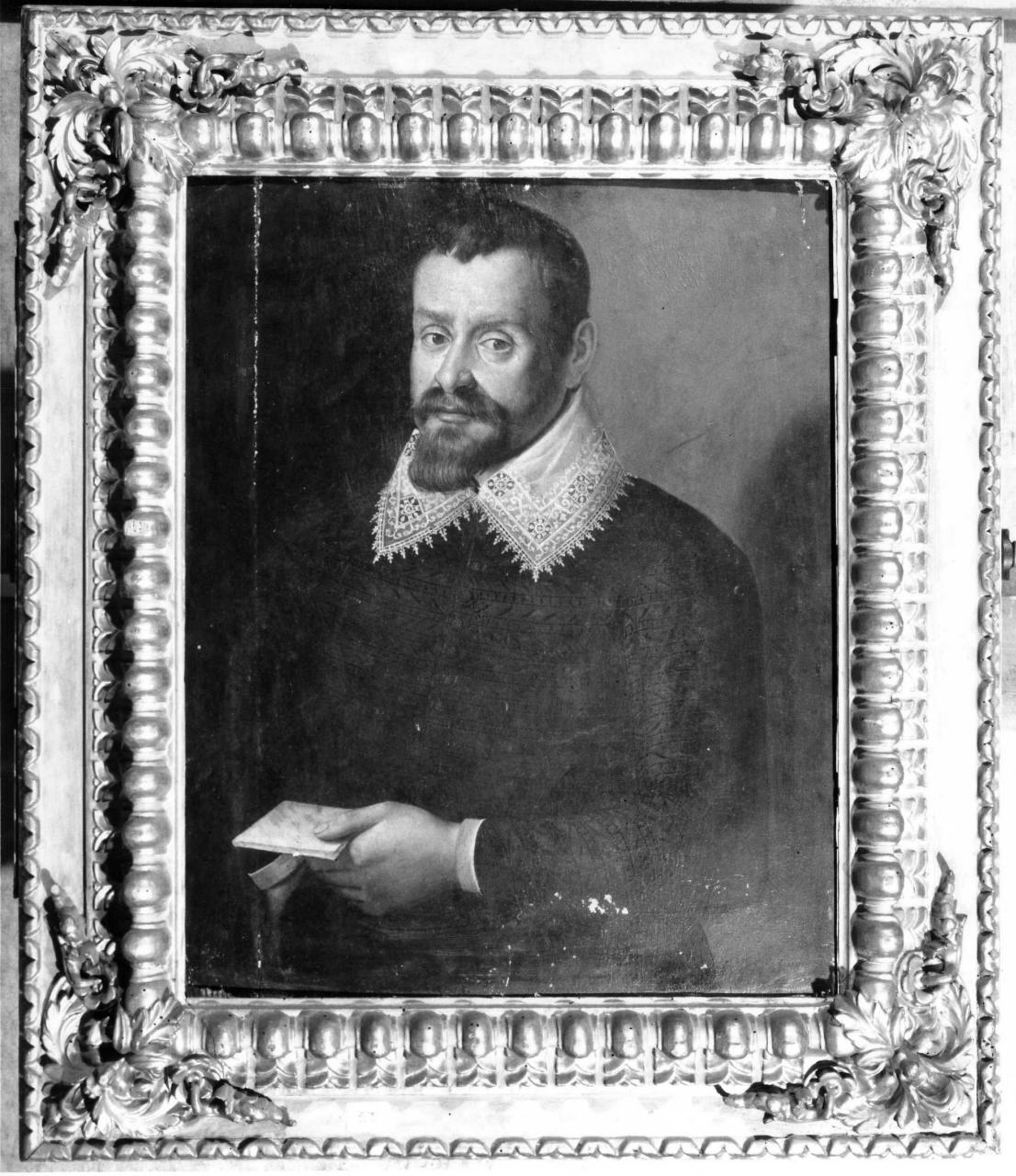 ritratto d'uomo (dipinto) - ambito toscano (seconda metà sec. XVI)