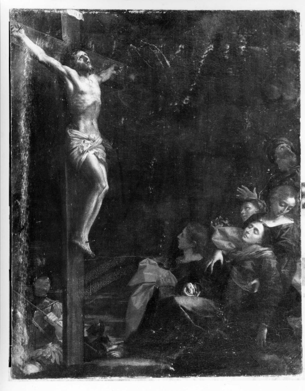 crocifissione di Cristo (dipinto) di Creti Donato (attribuito) (secc. XVII/ XVIII)