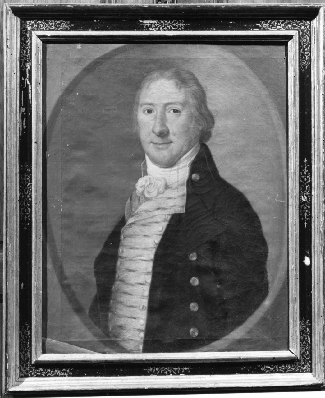 ritratto d'uomo (dipinto) - ambito toscano (fine/inizio secc. XVIII/ XIX)