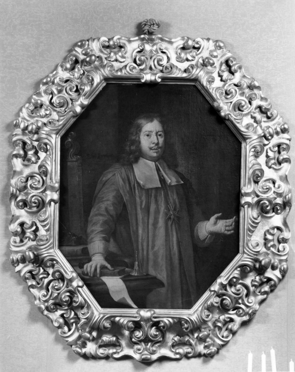 ritratto di gentiluomo (dipinto) - ambito fiorentino (seconda metà sec. XVII)