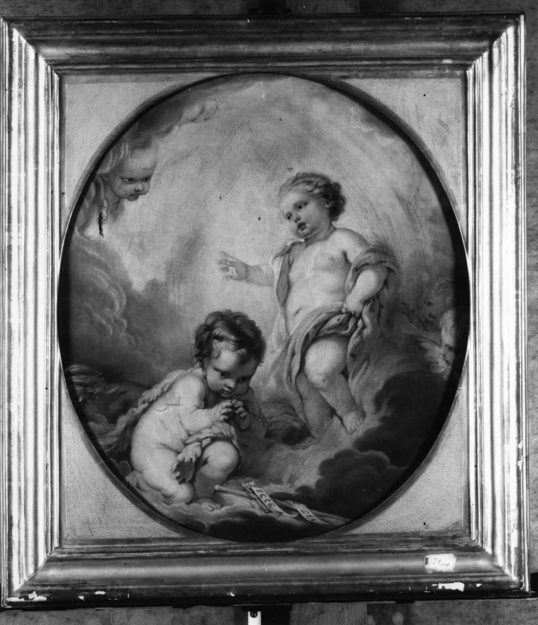 Gesù Bambino e San Giovannino (dipinto) - ambito italiano (sec. XVIII)