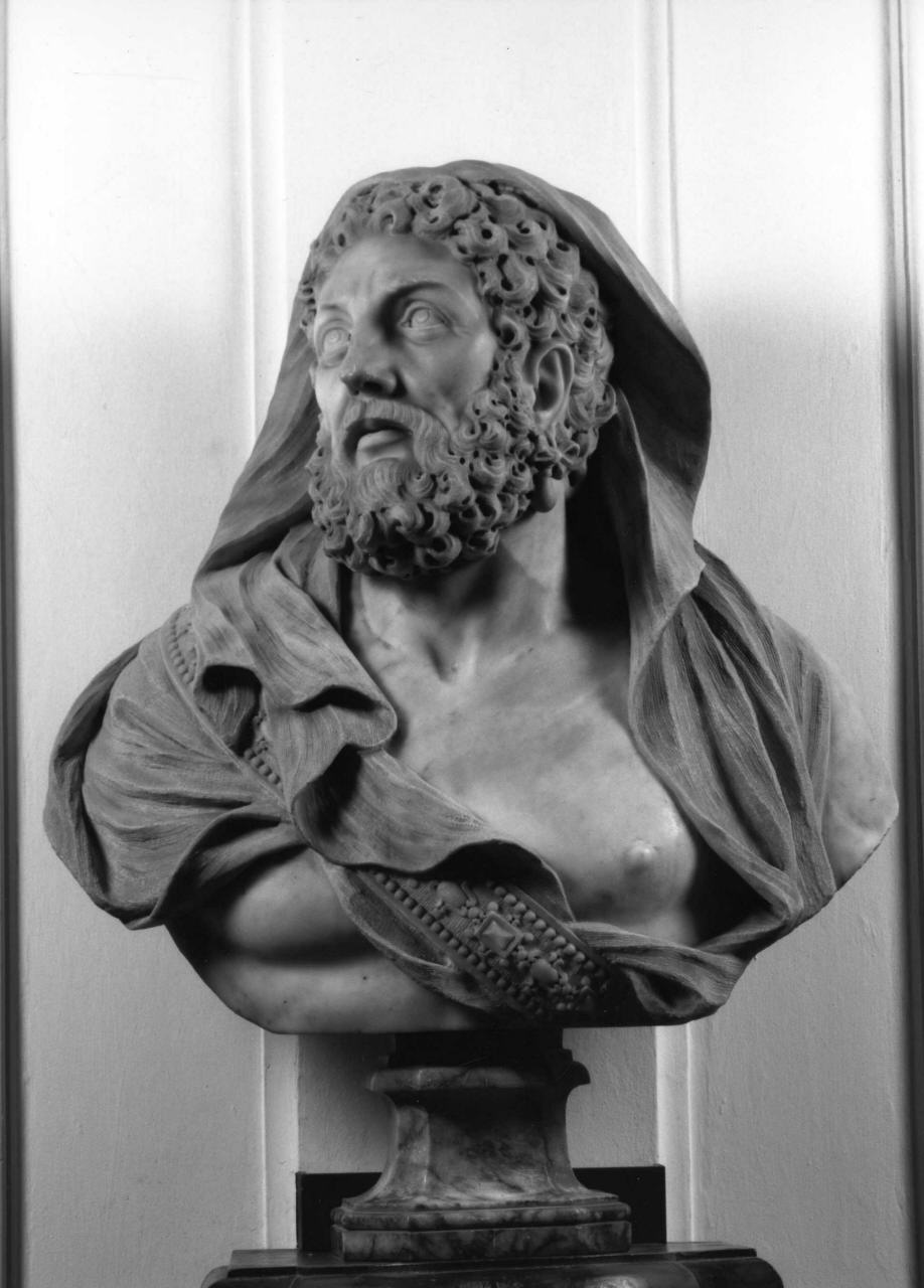 Ercole (busto, elemento d'insieme) - ambito toscano (secc. XVII/ XVIII)