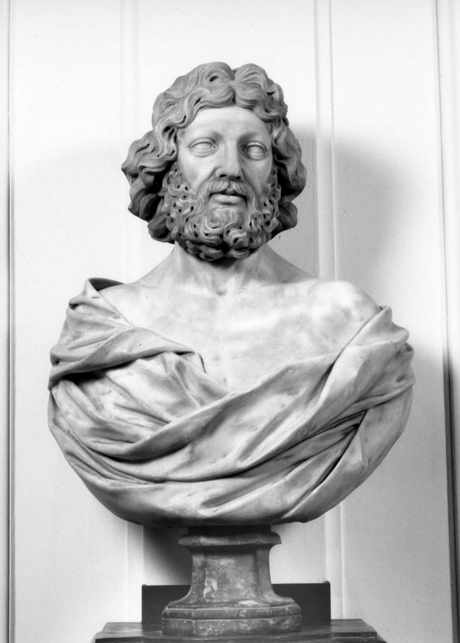 Giove (busto, elemento d'insieme) di Piamontini Giuseppe (attribuito) (secc. XVII/ XVIII)