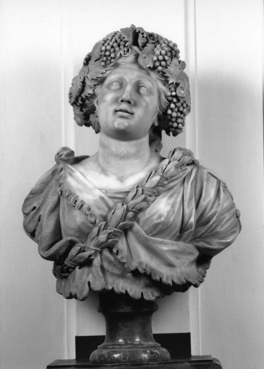 Bacco (busto, elemento d'insieme) - ambito toscano (secc. XVII/ XVIII)