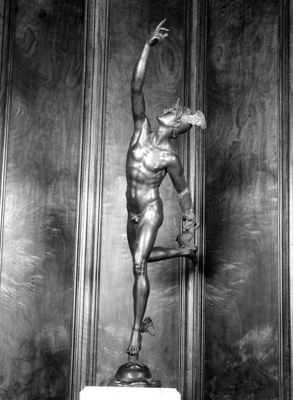 Mercurio (statuetta) di Jean de Boulogne detto Giambologna (attribuito) (ultimo quarto sec. XVI)