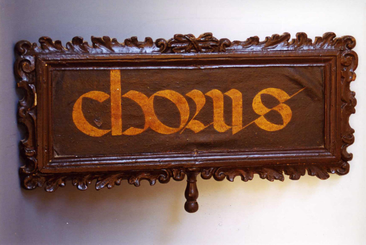 cartiglio - bottega toscana (fine/inizio secc. XIX/ XX)