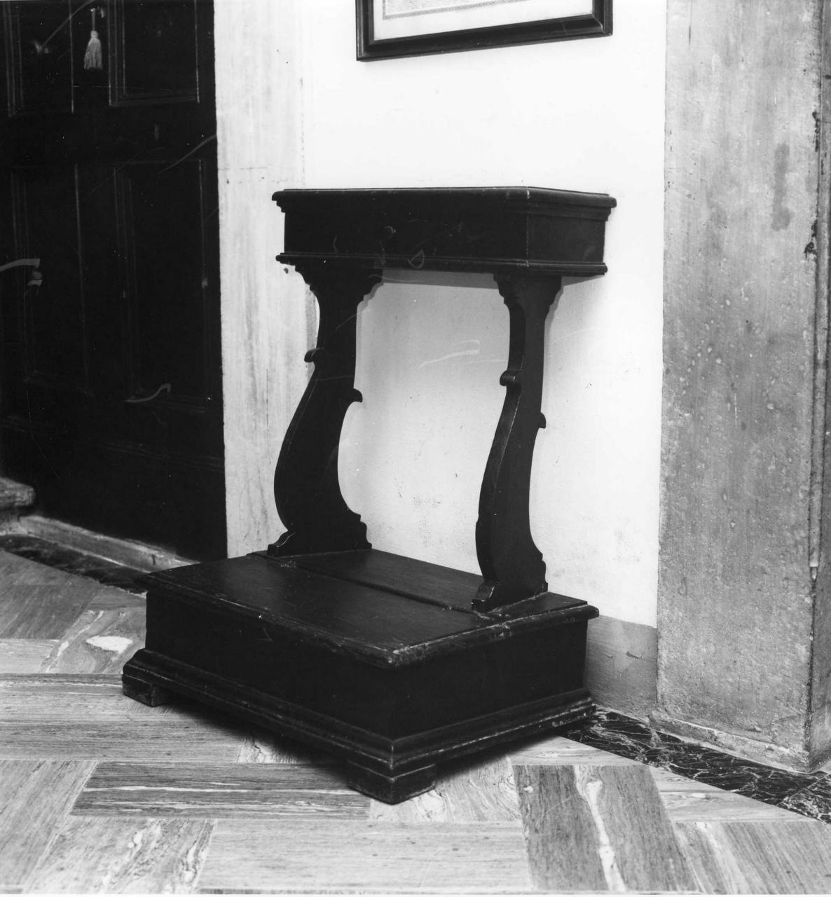 inginocchiatoio - bottega toscana (seconda metà sec. XIX)