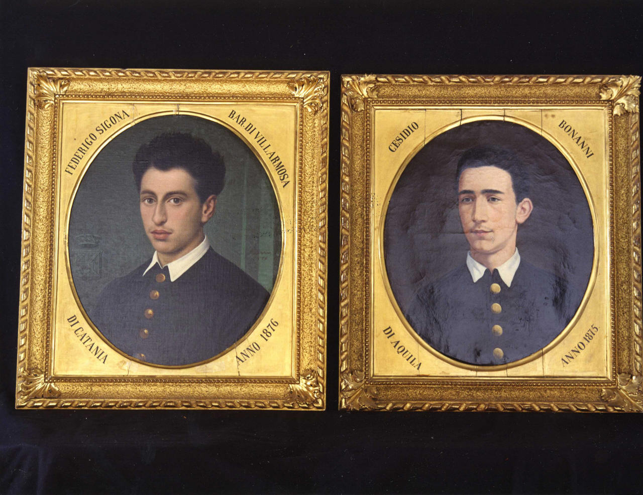 ritratto di Federigo Sigona (dipinto) di Sarri Egisto (sec. XIX)