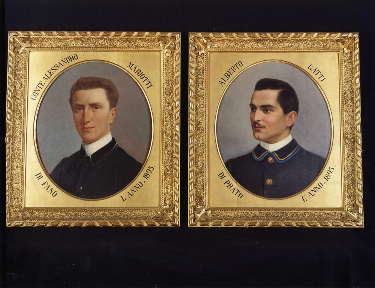 ritratto di Alberto Gatti (dipinto) - ambito italiano (sec. XIX)