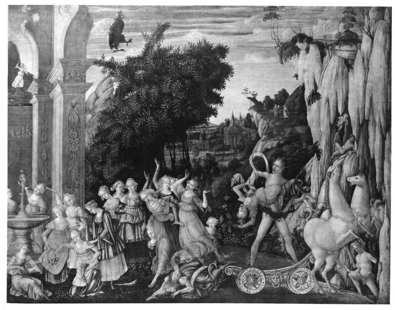 ratto di Proserpina (dipinto) di Maestro di Stratonice (sec. XV)