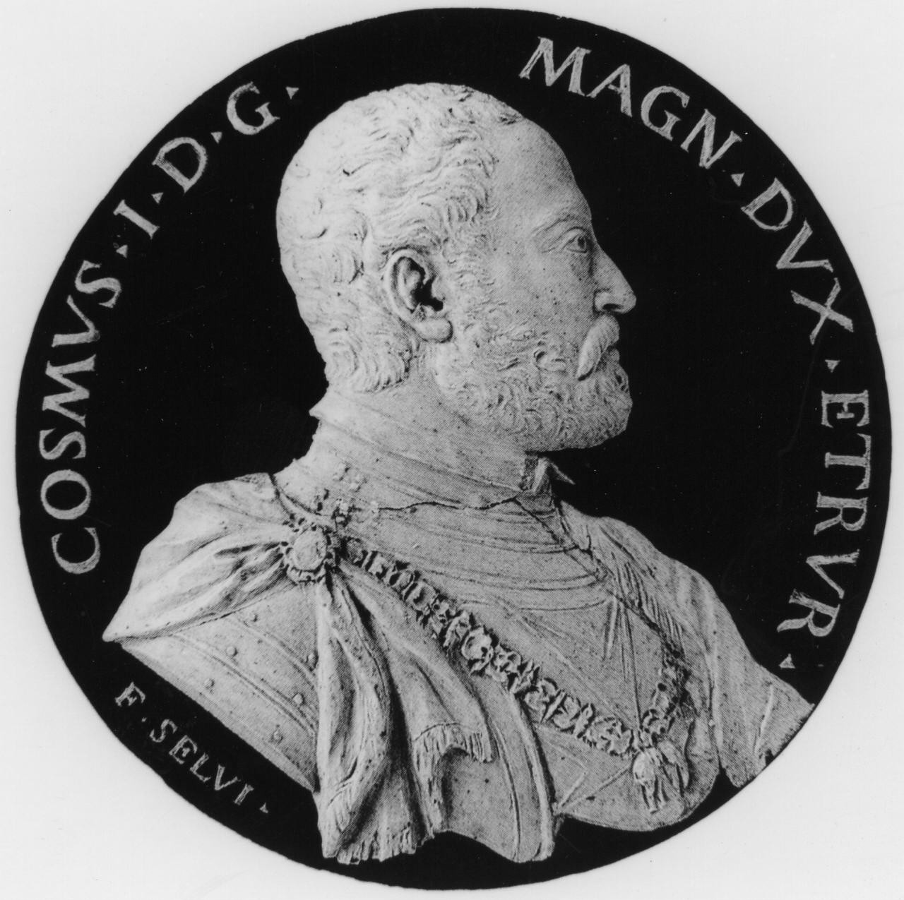 Cosimo I dei Medici (medaglia) di Selvi Antonio (sec. XVIII)
