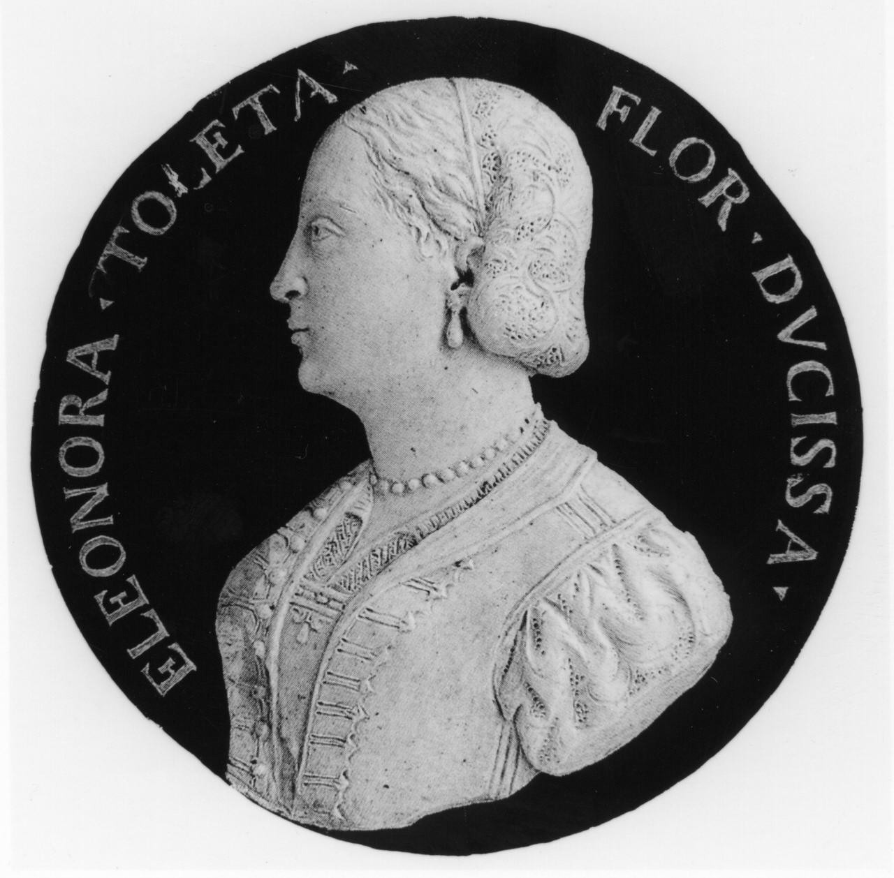 Eleonora di Toledo (medaglia) di Selvi Antonio (sec. XVIII)