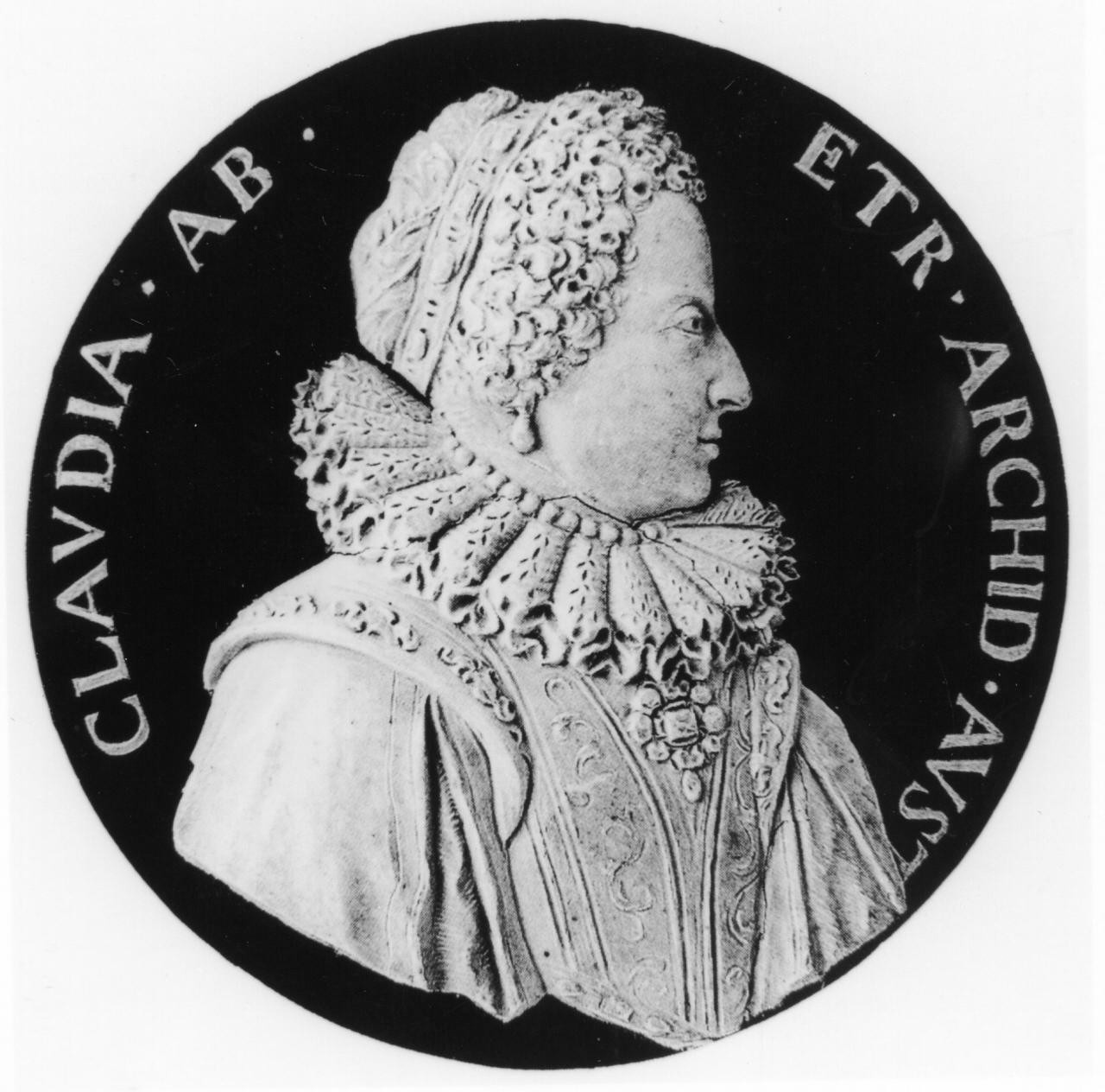Claudia dei Medici (medaglia) di Selvi Antonio (sec. XVIII)