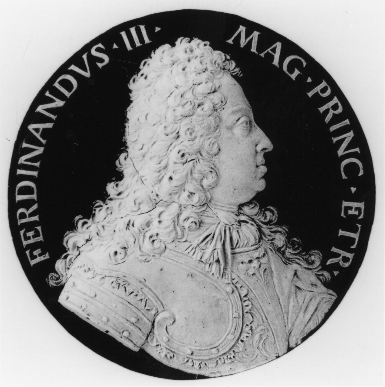 Ferdinando dei Medici gran principe (medaglia) di Selvi Antonio (sec. XVIII)