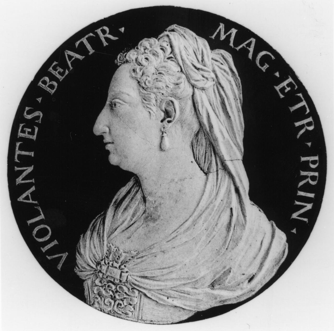 Violante Beatrice di Baviera (medaglia) di Selvi Antonio (sec. XVIII)