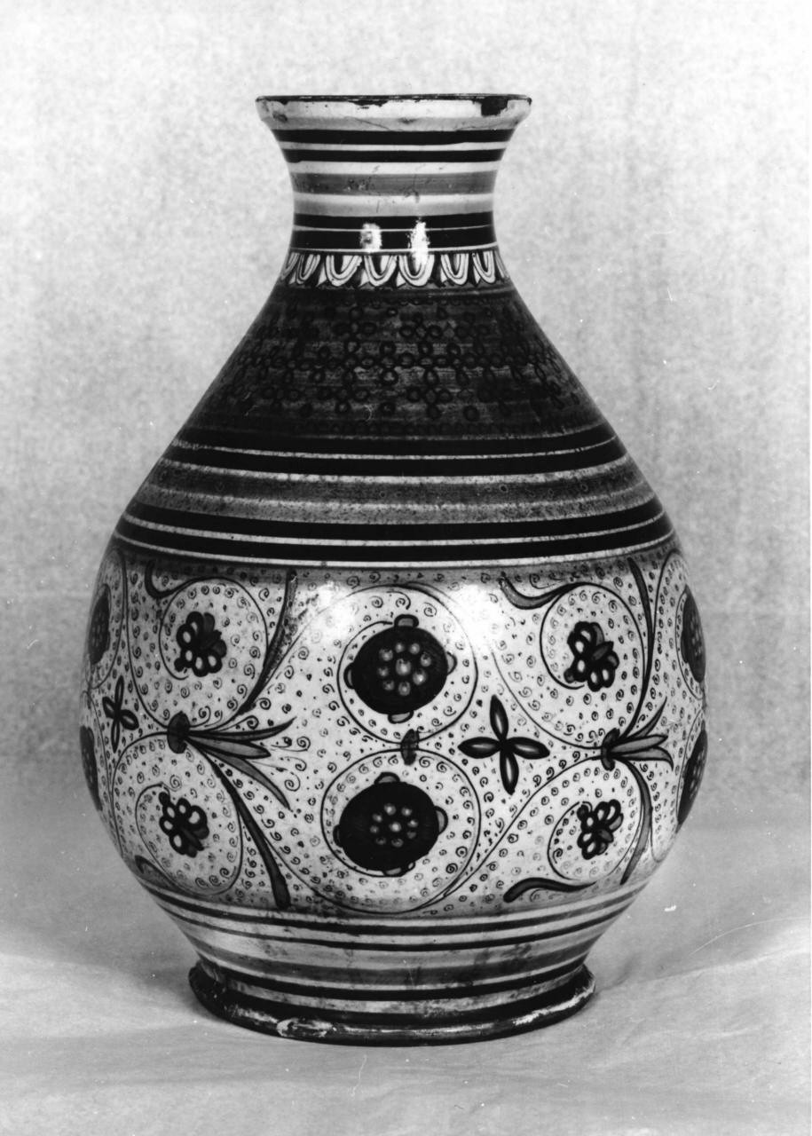 vaso - manifattura faentina (fine/inizio secc. XV/ XVI)