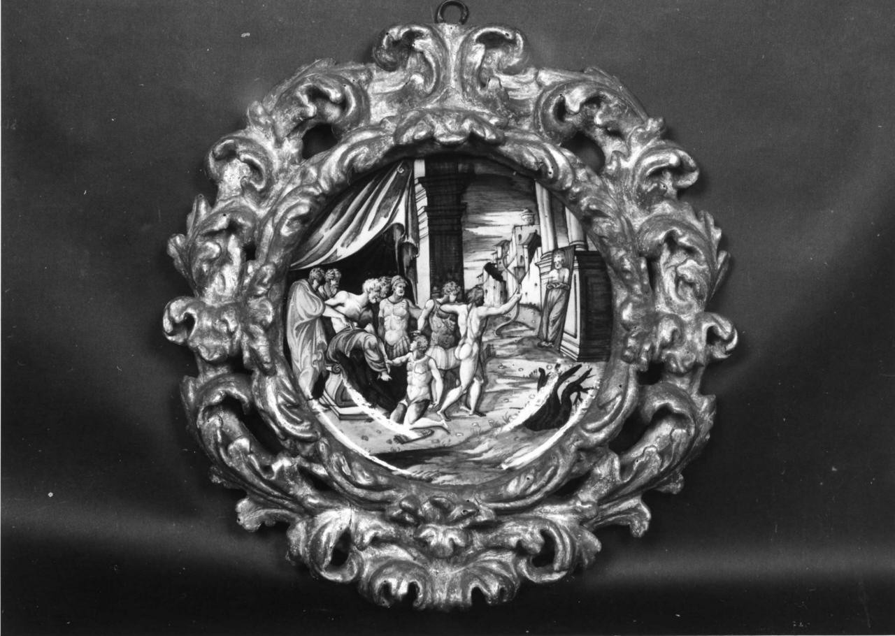 Salomone come giudice (coppa) - manifattura urbinate (sec. XVI)
