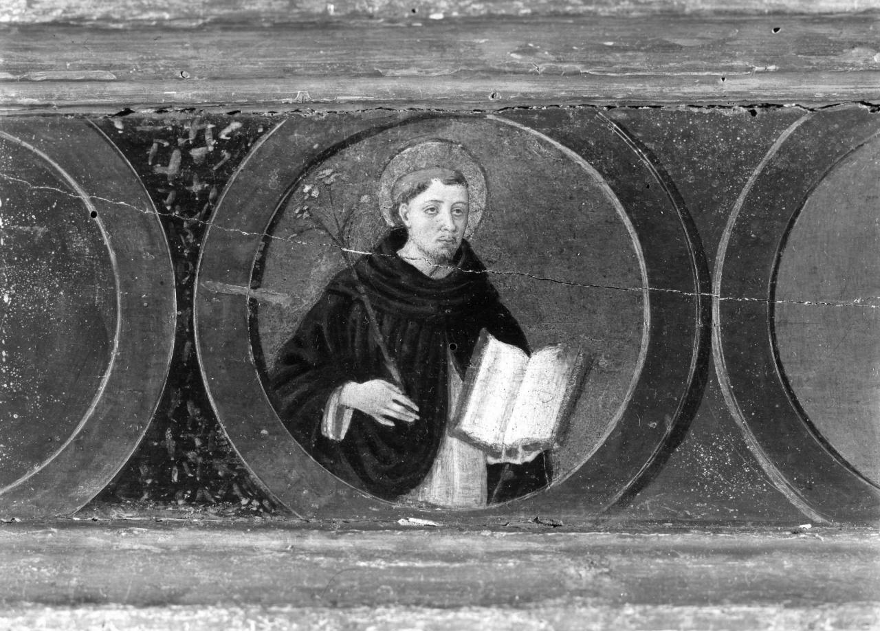 San Domenico (scomparto di predella) di Filipepi Alessandro detto Botticelli (bottega) (fine/inizio secc. XV/ XVI)