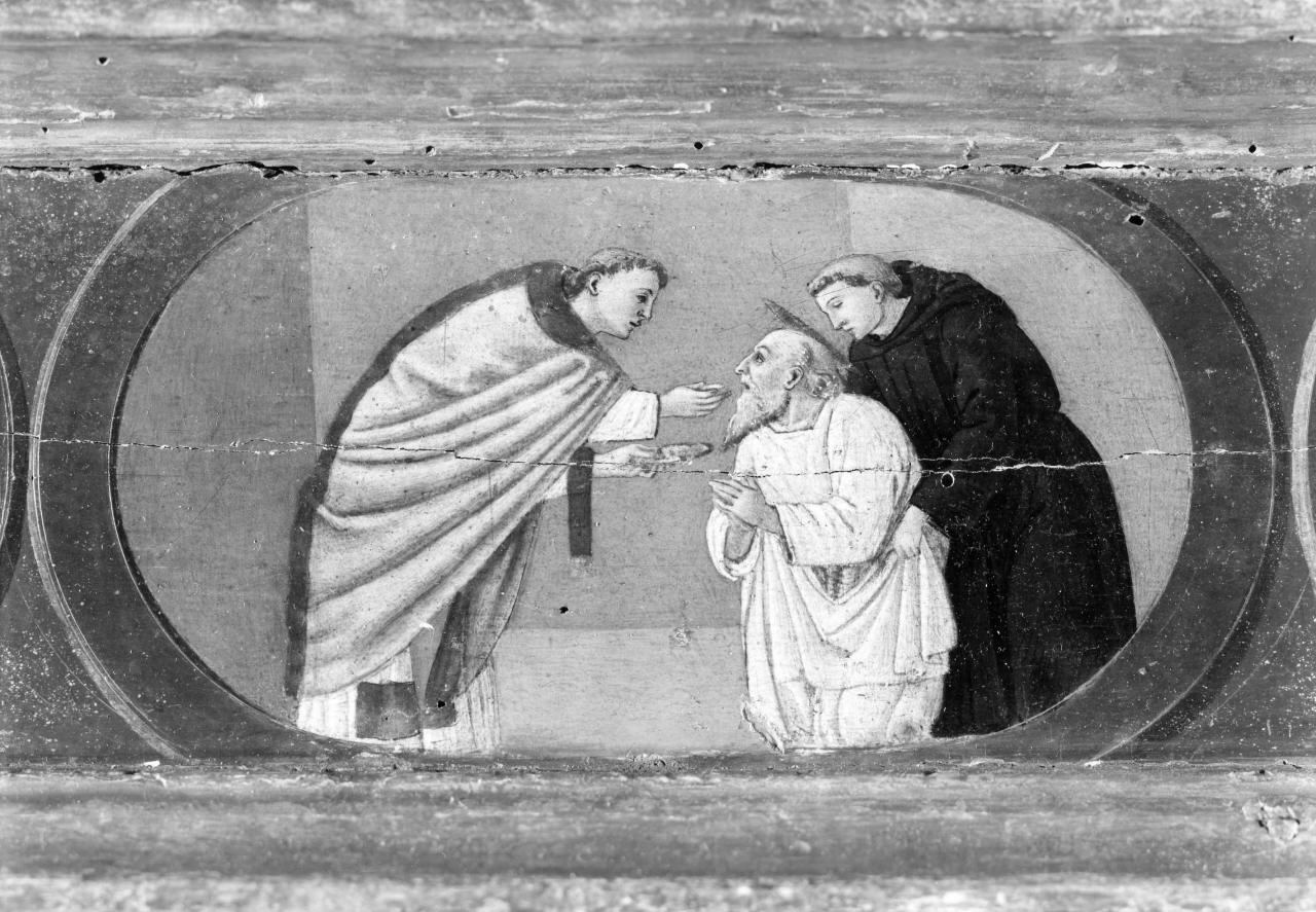 ultima comunione di San Girolamo (scomparto di predella) di Filipepi Alessandro detto Botticelli (bottega) (fine/inizio secc. XV/ XVI)