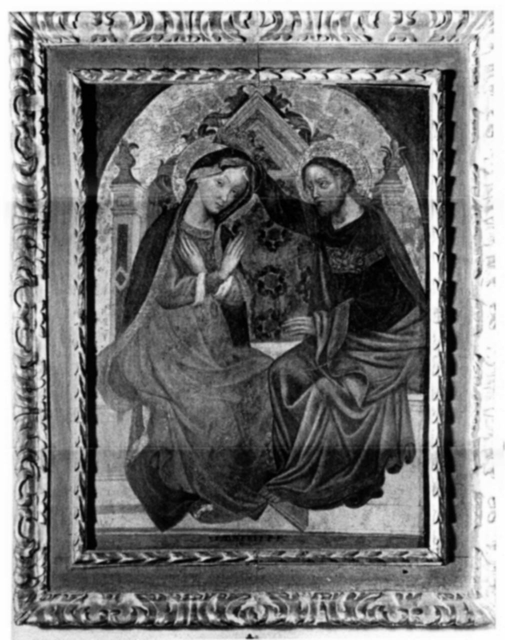 incoronazione di Maria Vergine (dipinto) di Michele di Matteo (sec. XV)