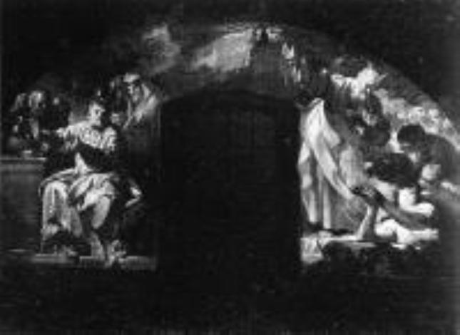 Mosè e Aronne (dipinto) di Ferretti Giovanni Domenico (sec. XVIII)