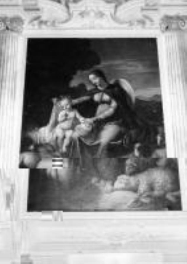 La Divina Pastora, Madonna con Bambino (dipinto) di Bezzuoli Giuseppe (sec. XIX)