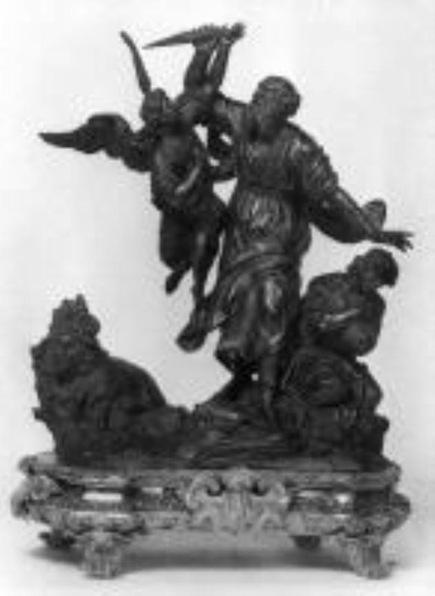 sacrificio di Isacco (statuetta) di Piamontini Giuseppe (sec. XVIII)