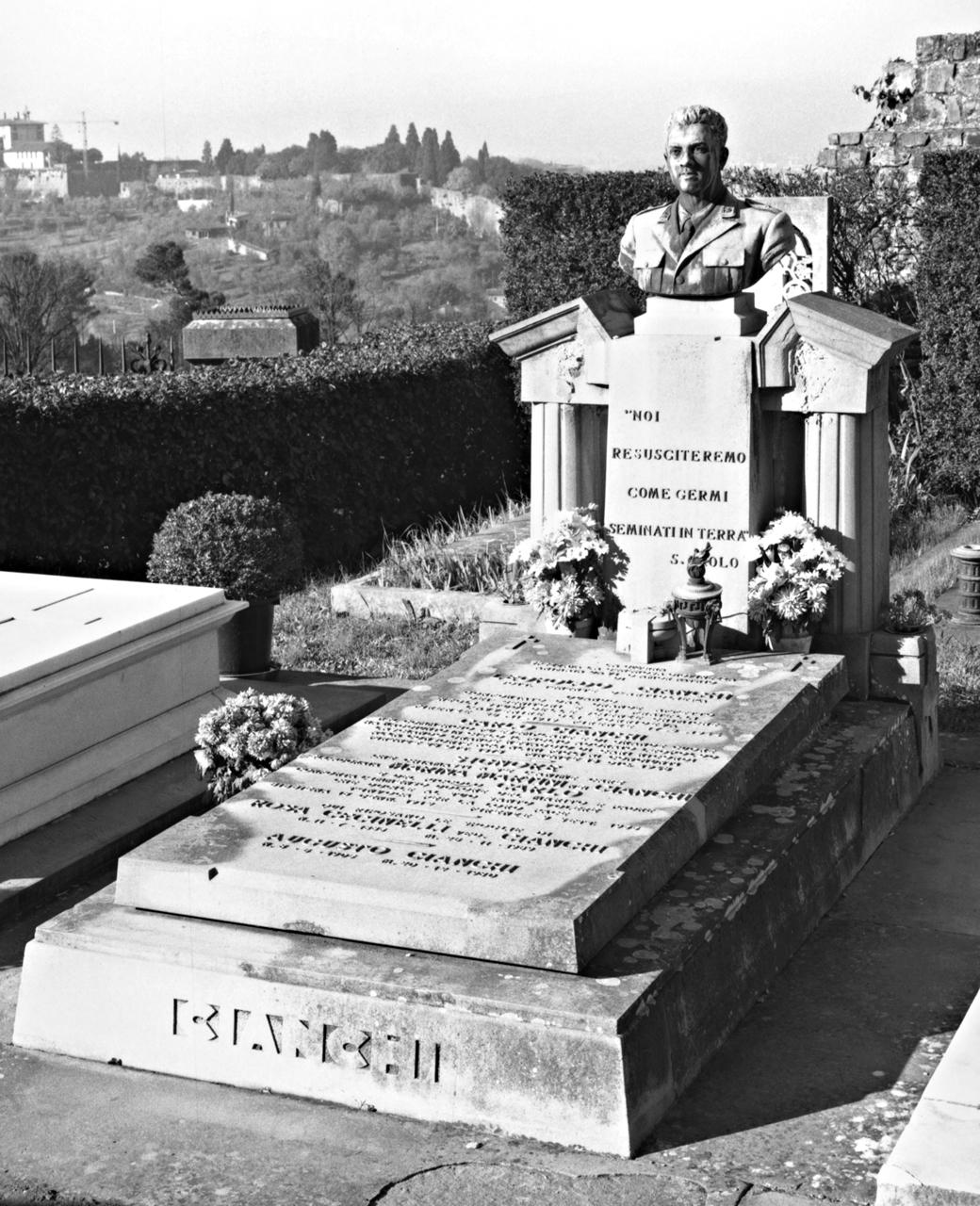 monumento funebre - ambito toscano (sec. XX)