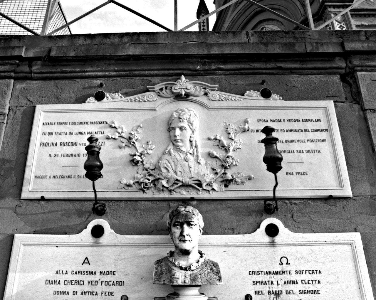 lapide tombale - ambito toscano (sec. XX)