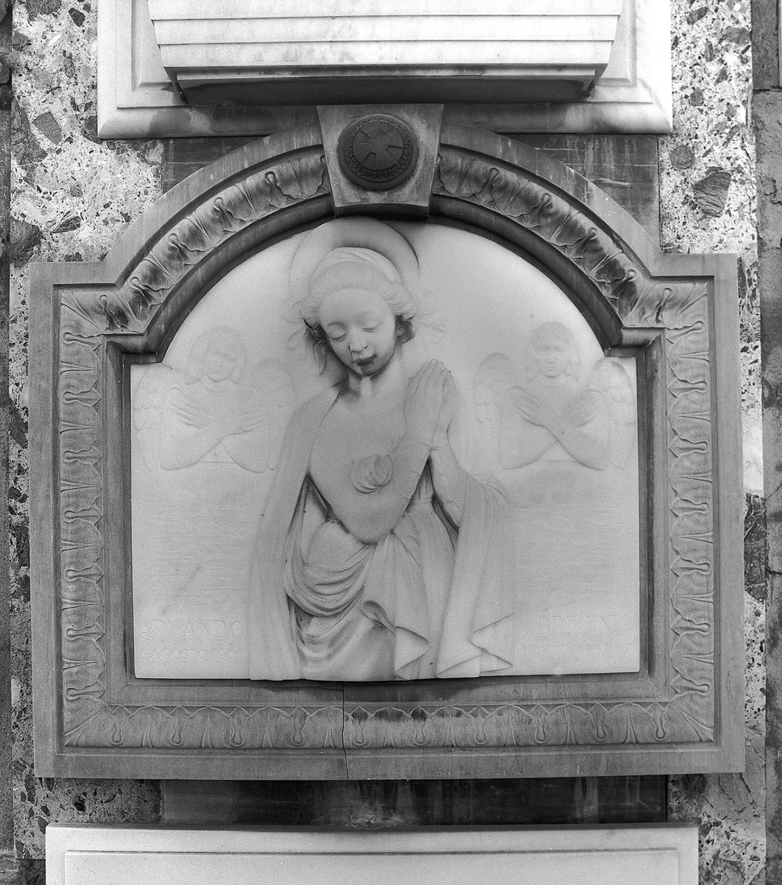 lapide tombale - ambito toscano (sec. XX)