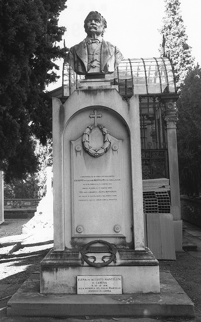 monumento funebre - ambito toscano (fine sec. XIX)
