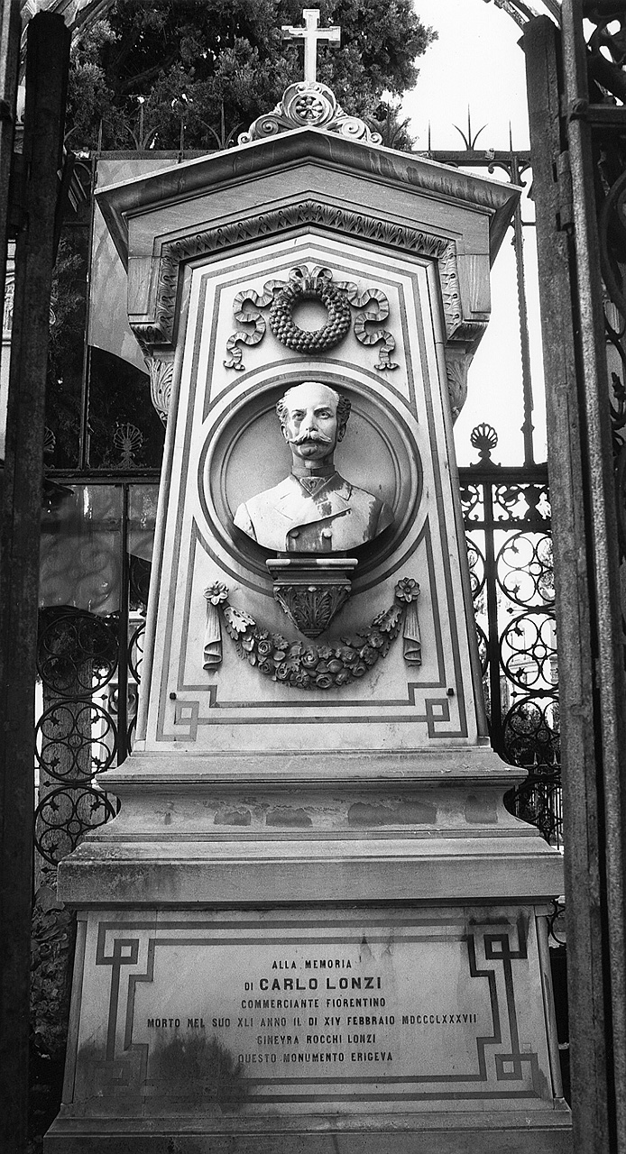 busto ritratto d'uomo (busto) - ambito toscano (fine sec. XIX)