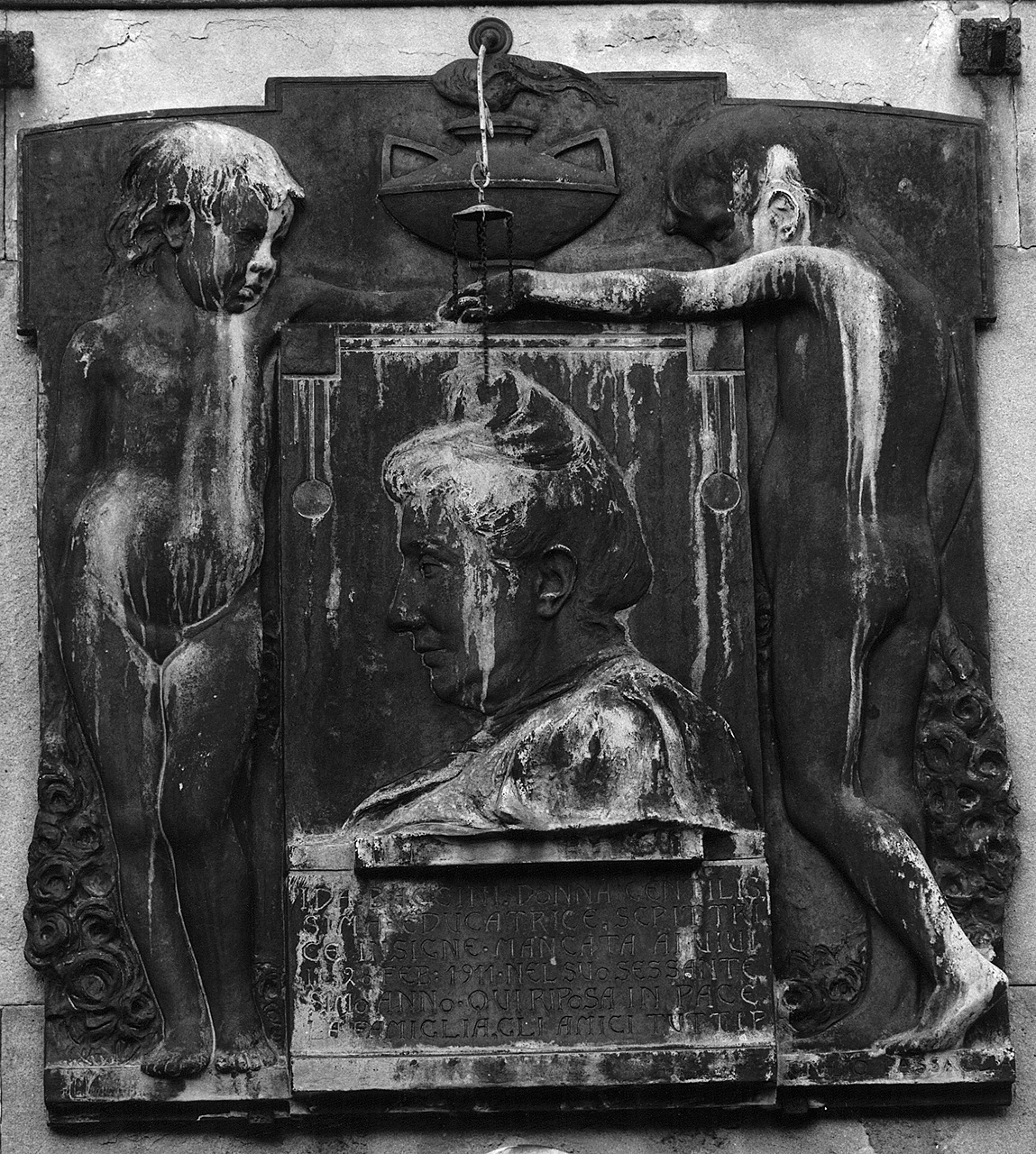 lapide tombale di Passaglia Giulio (sec. XX)