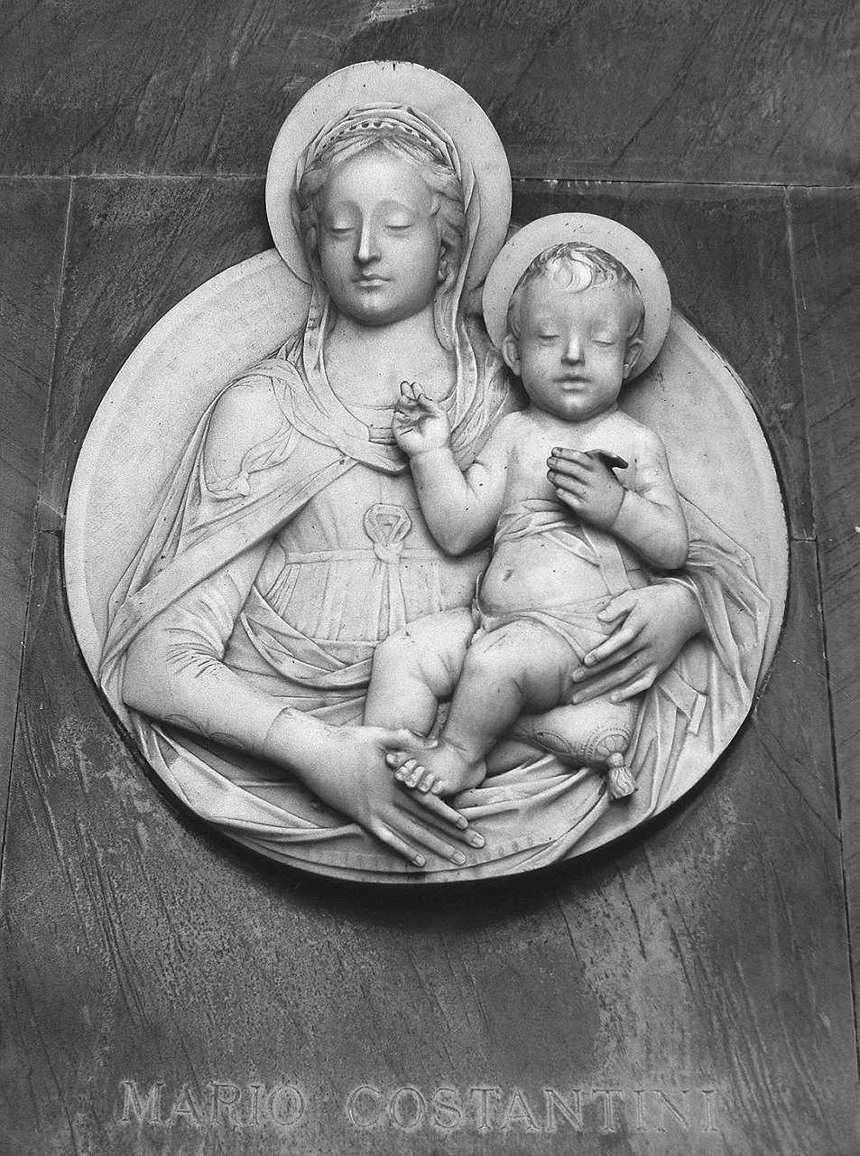 Madonna con Bambino (rilievo) - ambito fiorentino (fine/inizio secc. XIX/ XX)