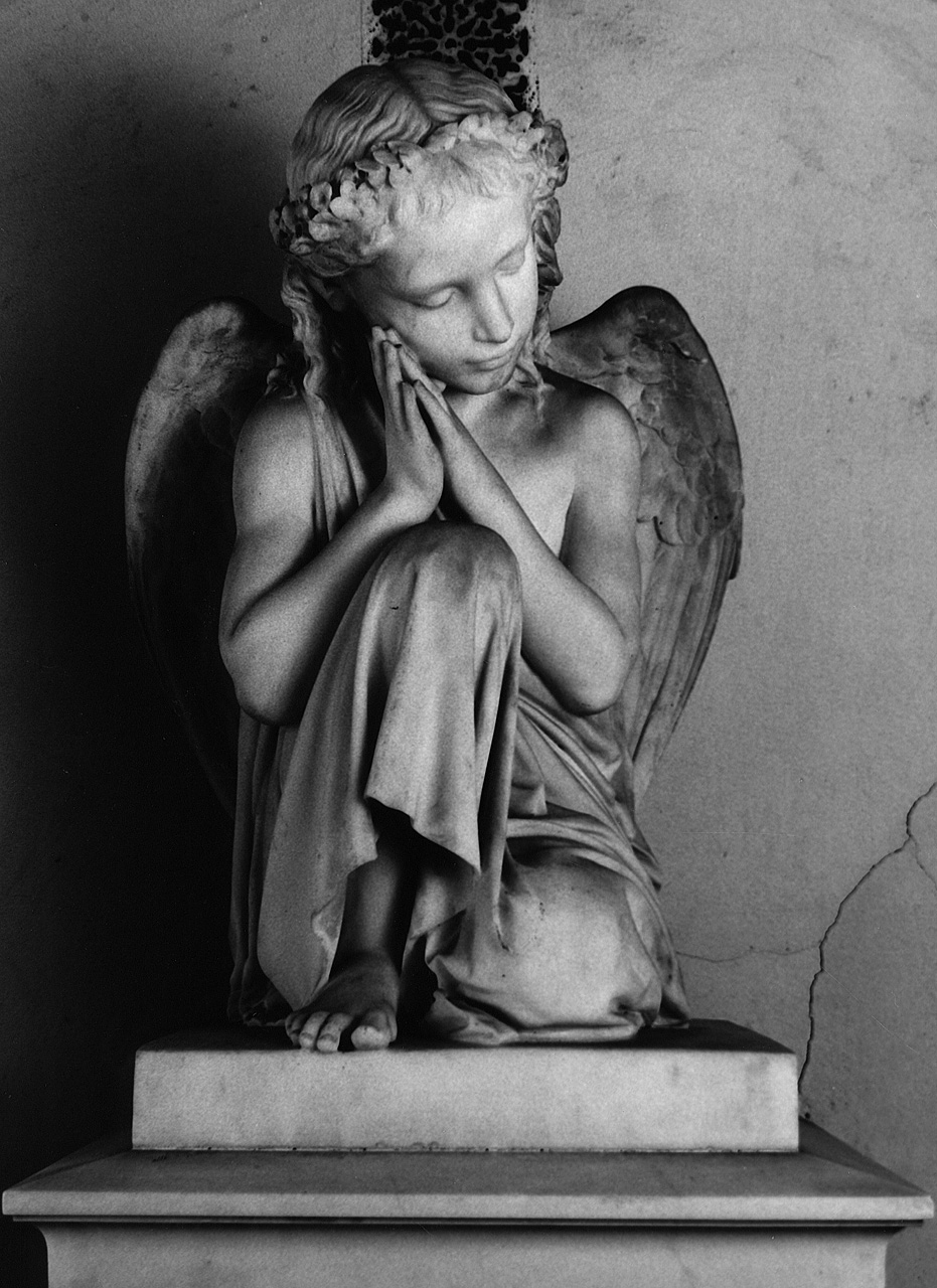 Angelo della Preghiera, angelo (statua) di Duprè Giovanni (sec. XIX)