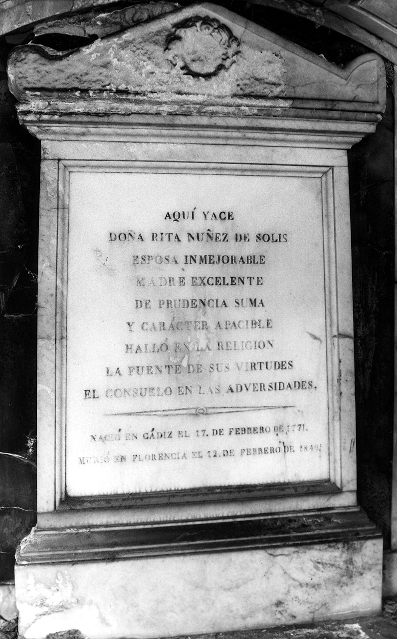 monumento funebre - manifattura fiorentina (sec. XIX)