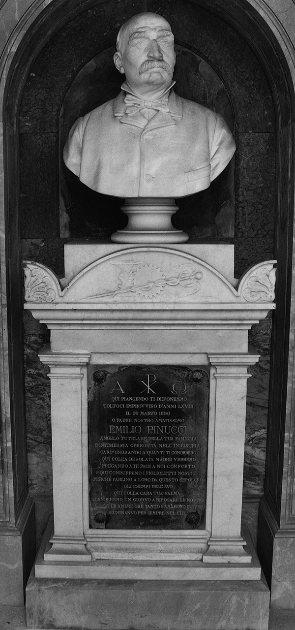 ritratto d'uomo (busto) di Zocchi Cesare (sec. XIX)