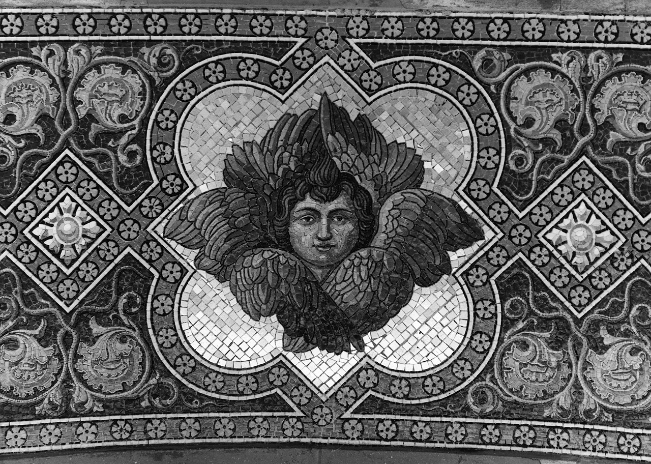 cherubini (decorazione musiva) - produzione veneziana (sec. XIX)