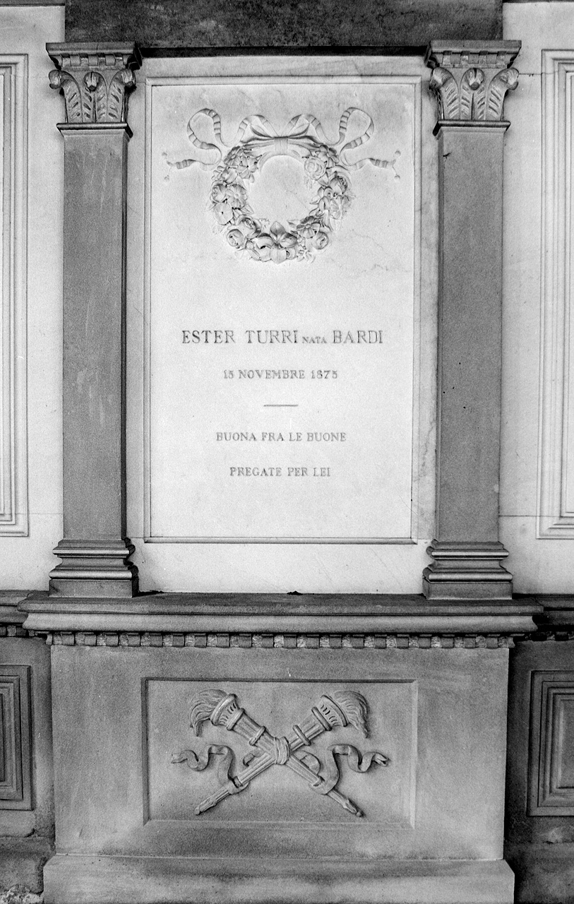 monumento funebre - ambito fiorentino (sec. XIX)