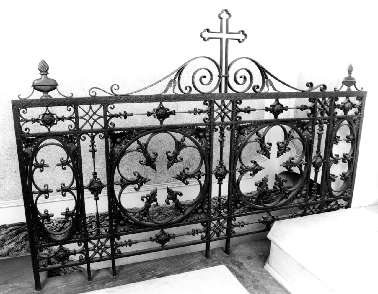 cancello, serie di Fonderia Fratelli Biondi (fine sec. XIX)