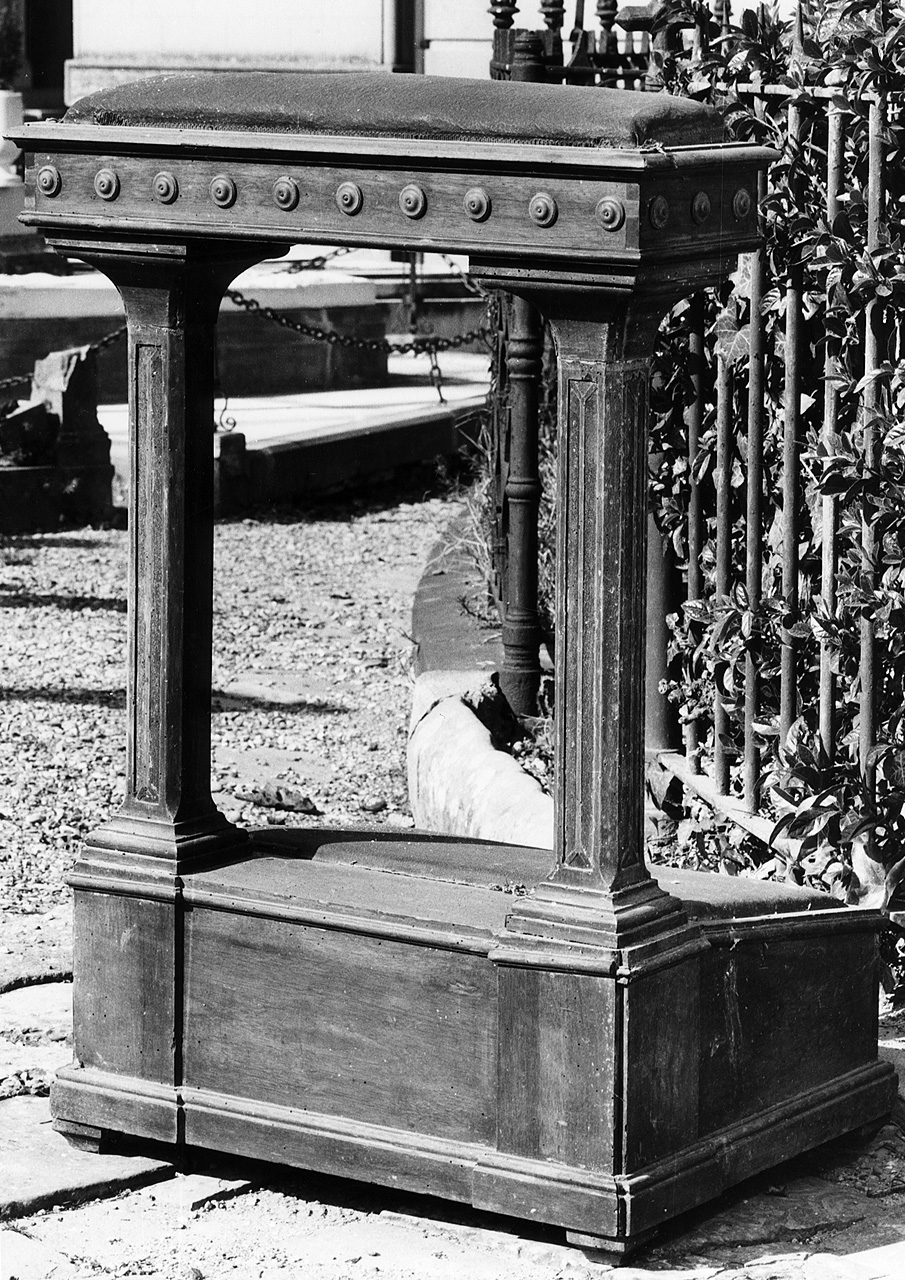 inginocchiatoio, serie - bottega toscana (sec. XIX)