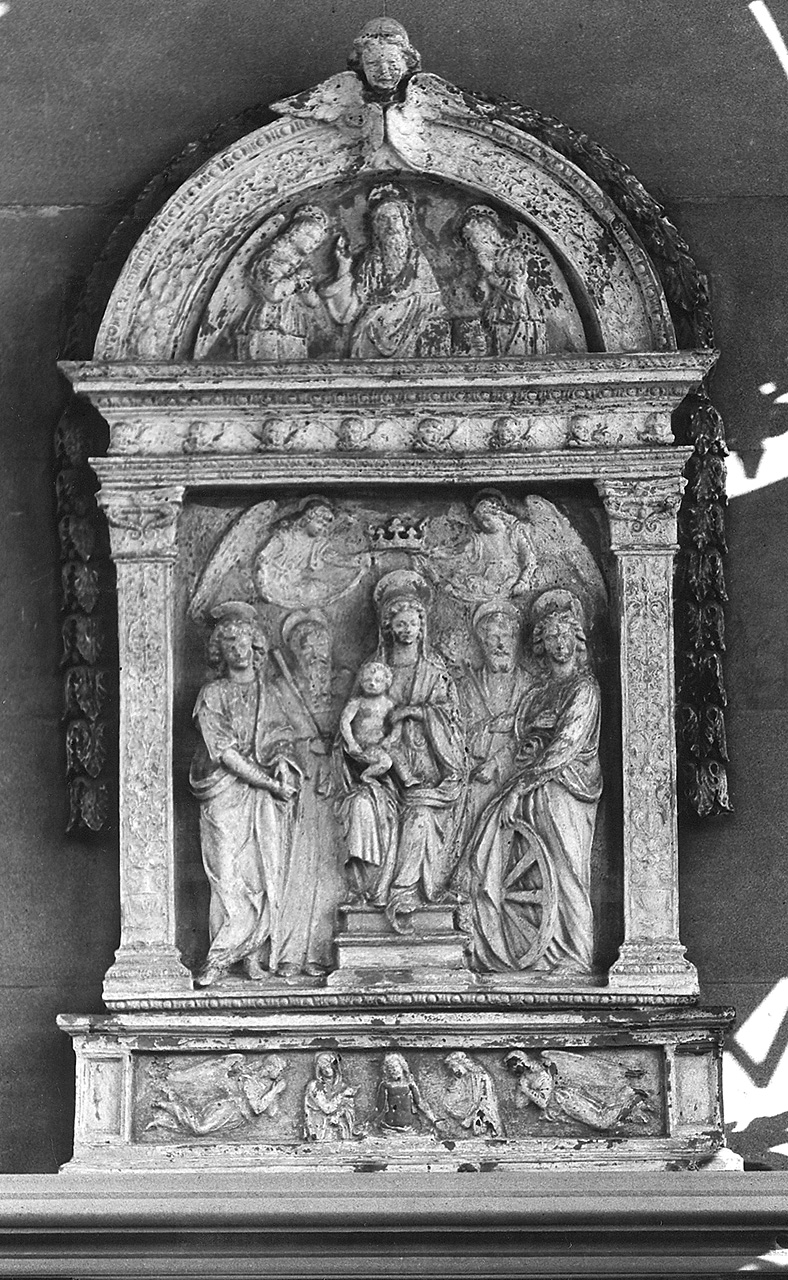 Madonna con Bambino e Santi (rilievo) - ambito toscano (fine sec. XIX)