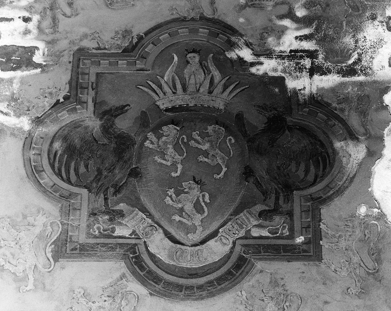 stemma (dipinto, elemento d'insieme) - ambito toscano (seconda metà sec. XIX)