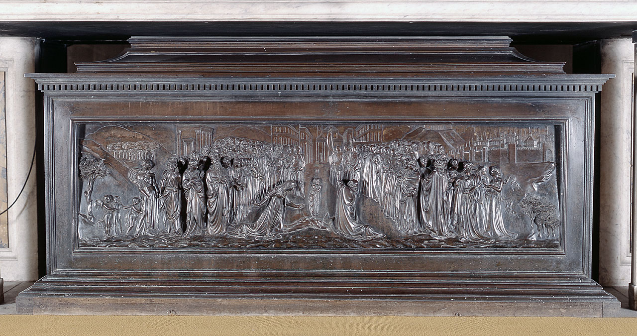 episodi della vita di San Zanobi (sarcofago) di Ghiberti Lorenzo (sec. XV)