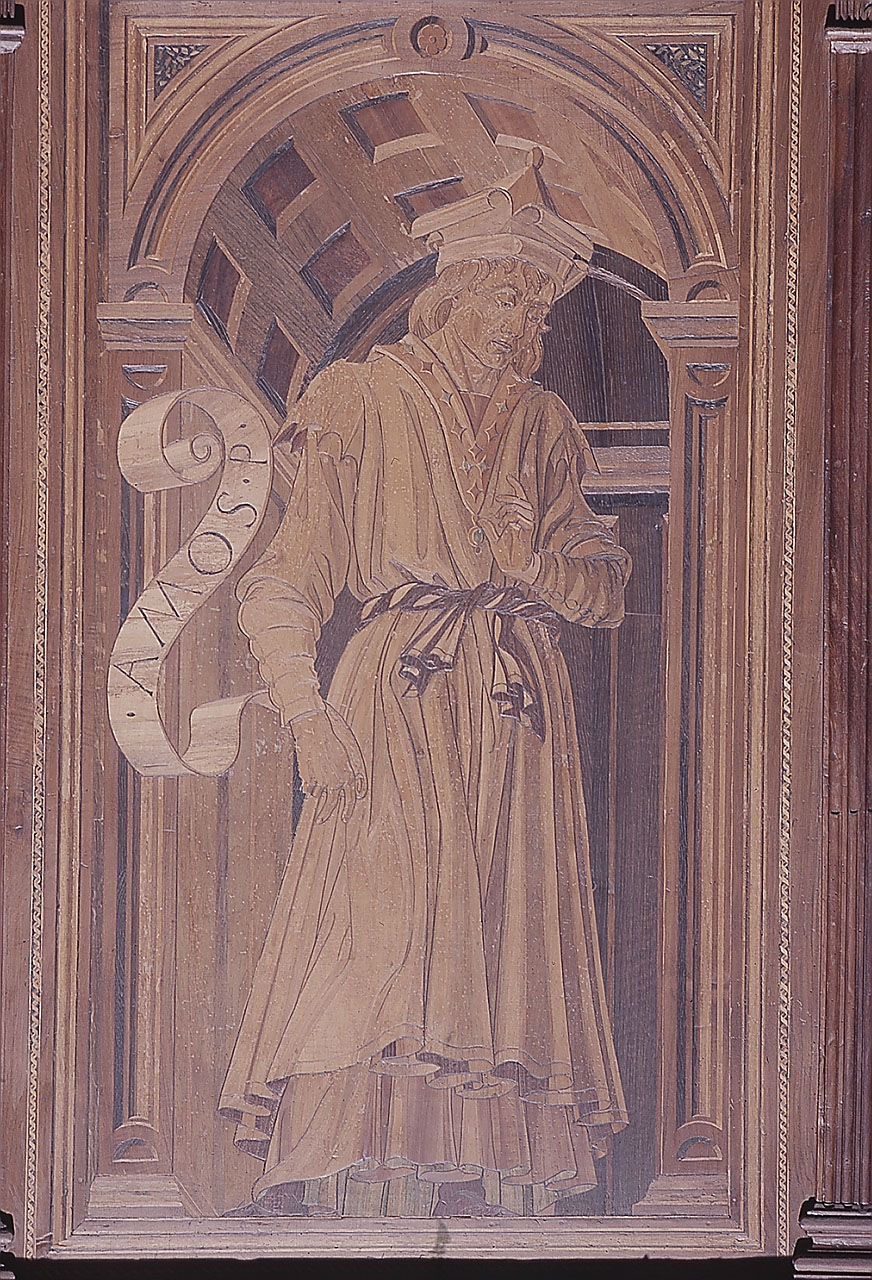 Amos (pannello) di Giuliano da Maiano, Benci Antonio detto Antonio del Pollaiolo (sec. XV)