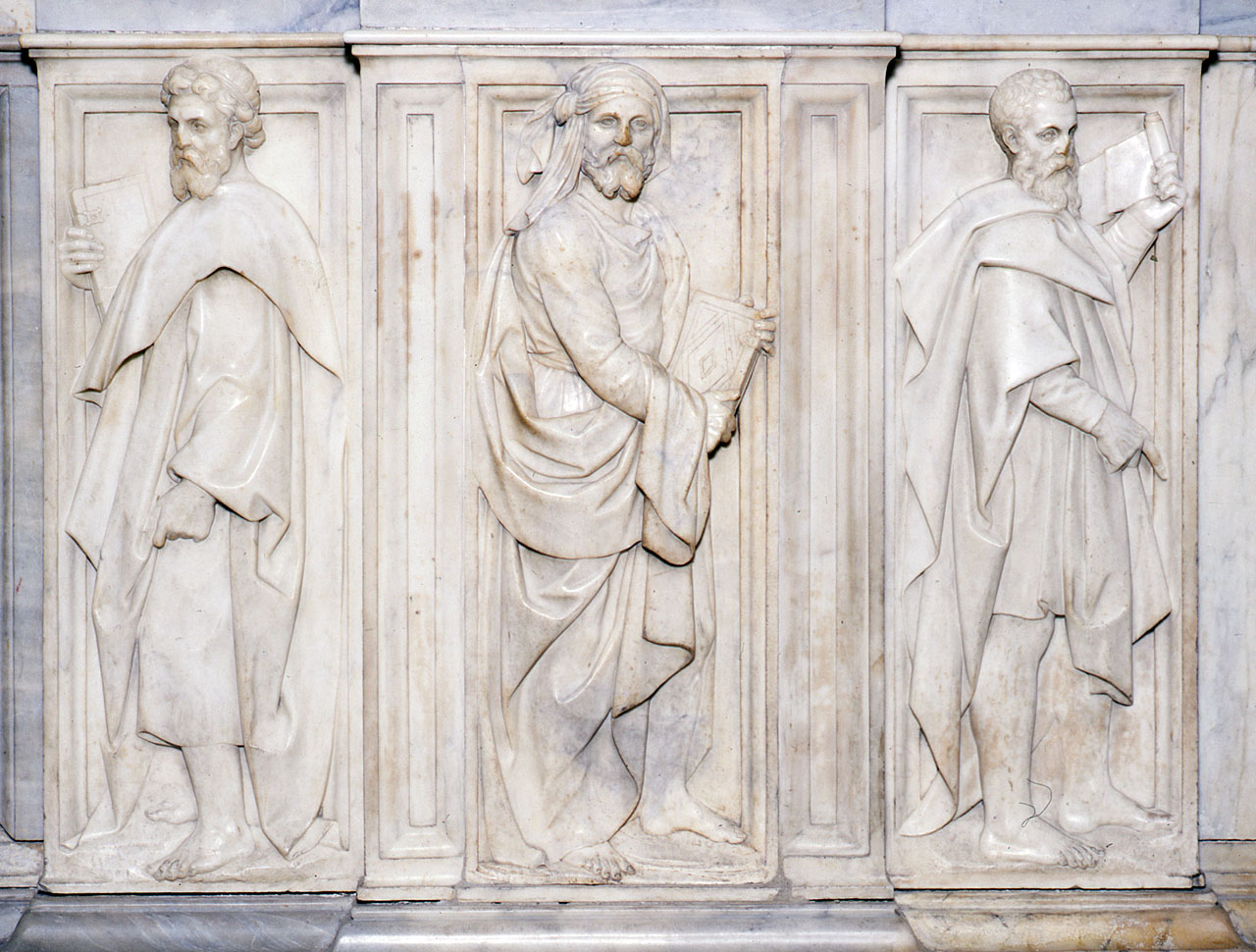 profeti (rilievo) di Bandinelli Bartolomeo detto Baccio Bandinelli, Bandini Giovanni detto Giovanni dell'Opera (sec. XVI)