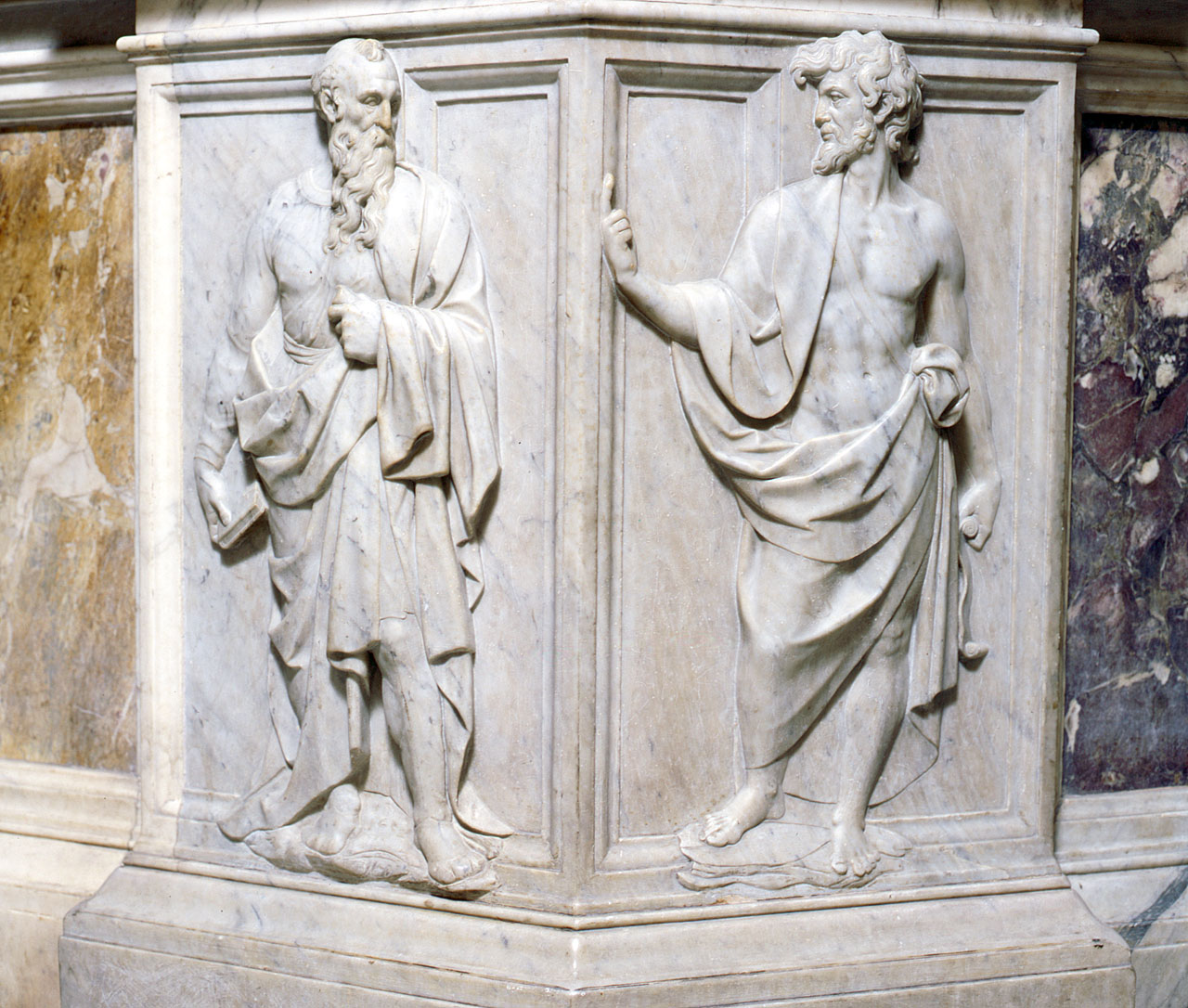 profeti (rilievo) di Bandinelli Bartolomeo detto Baccio Bandinelli, Bandini Giovanni detto Giovanni dell'Opera (sec. XVI)