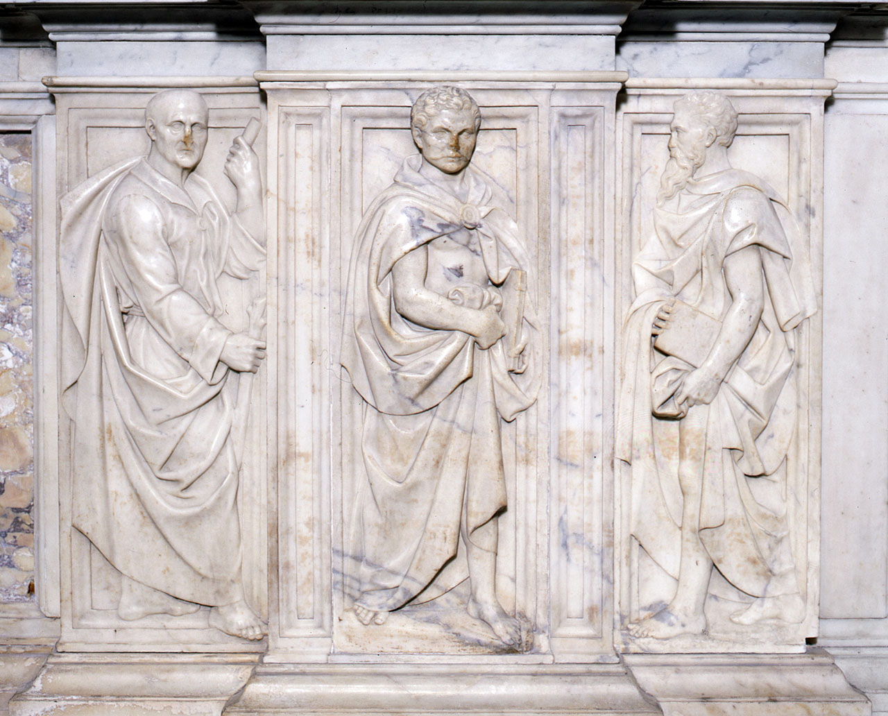 profeti (rilievo) di Bandinelli Bartolomeo detto Baccio Bandinelli, Bandini Giovanni detto Giovanni dell'Opera (sec. XVI)